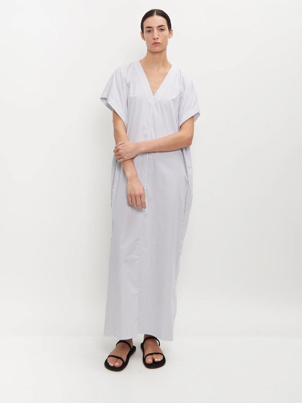 Toteme Striped Cotton Tunic Dress Universal Size